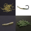 30pcs Outdoor Carp Fishing Safety Lead Clips &Pins Rubber Tail 23mm l Tube hot.