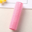 Self Grip Hair Rollers DIY Hairdressing Self-Adhesive Curling Rod (Pink)