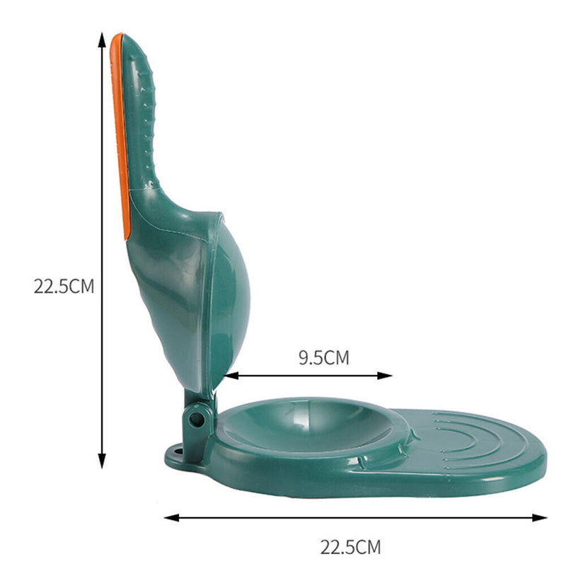 Manual Dumpling Skin Mold Kitchen Lazy DIY Jiaozi Maker Dough Press (Green)