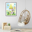 5D Diamond Painting Kit Cartoon Gnome Full Round Drill DIY Crafts Mosaic Pict