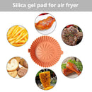 Silicone Air Fryer Liner Kitchen Baking Parchment Steamers Pads (Orange) Newly