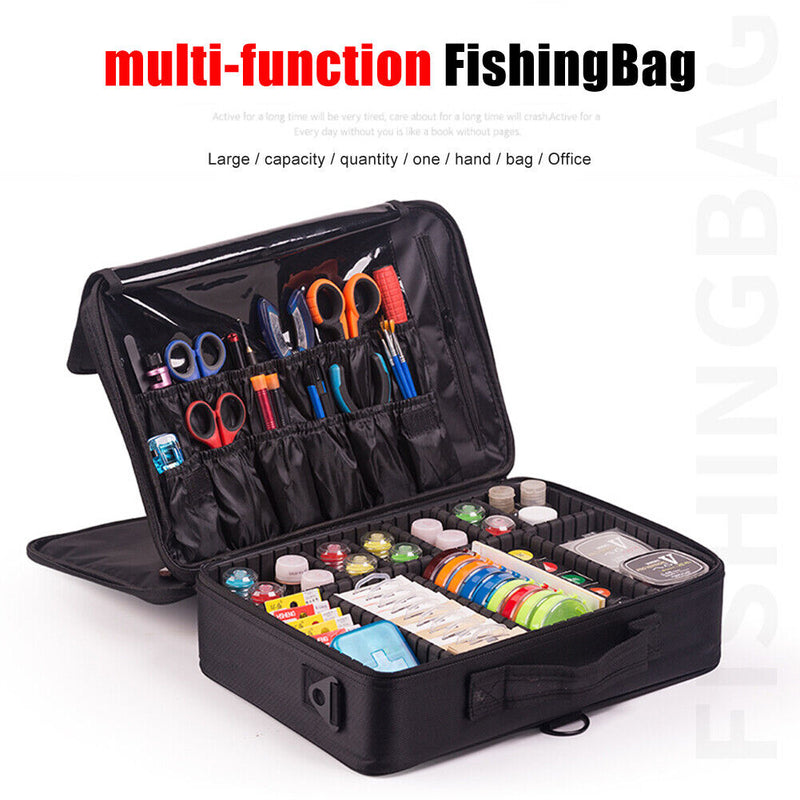 Fishing Gear Line Bag Toolbox Portable Travel Sport Camping Bags Fishing Tackle