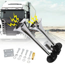 Air Horn for Cars Trucks Trains Lorrys Boat Dual Trumpet Electric Horn Kit
