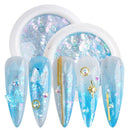 Nail Art Decorations Shinny Holographic Gorgeous Opal Nail Flakes Powder