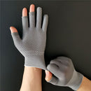 Open/Half Fingers Sun Protection Driving Mittens Anti-Slip Fishing Gloves