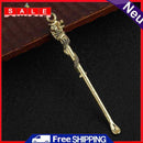 Portable Brass Ear Wax Pickers Keychain During Ear Picks Spoon Curette (H)