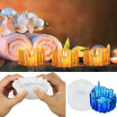 Stone Manual Handmade Candle Holder DIY Expoy Silicone Mold Mirror Storage Box
