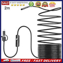 Flexible Endoscope Camera Waterproof HD Inspection Pipe Borescope for Car Repair
