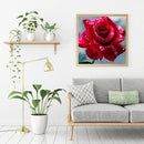 DIY Roses Diamond Painting Cross Stitch Embroidery Mosaic Kit Room Decor