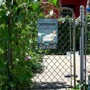 Retro Bathing Mermaid Metal Plate Painting for Bar Pub Tin Plaque Wall Sign