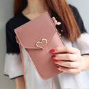 Simple Shoulder Bag Women Small Handbags PU Leather Mobile Phone Messenger Pouch