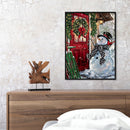 5D Snowman Mosaic Diamond Painting Drawing Full Round Drill DIY Art Handcra