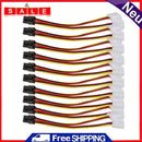 10pcs Molex (4-Pin), PCI-E (6-Pin) Power Connector Converter Adapter