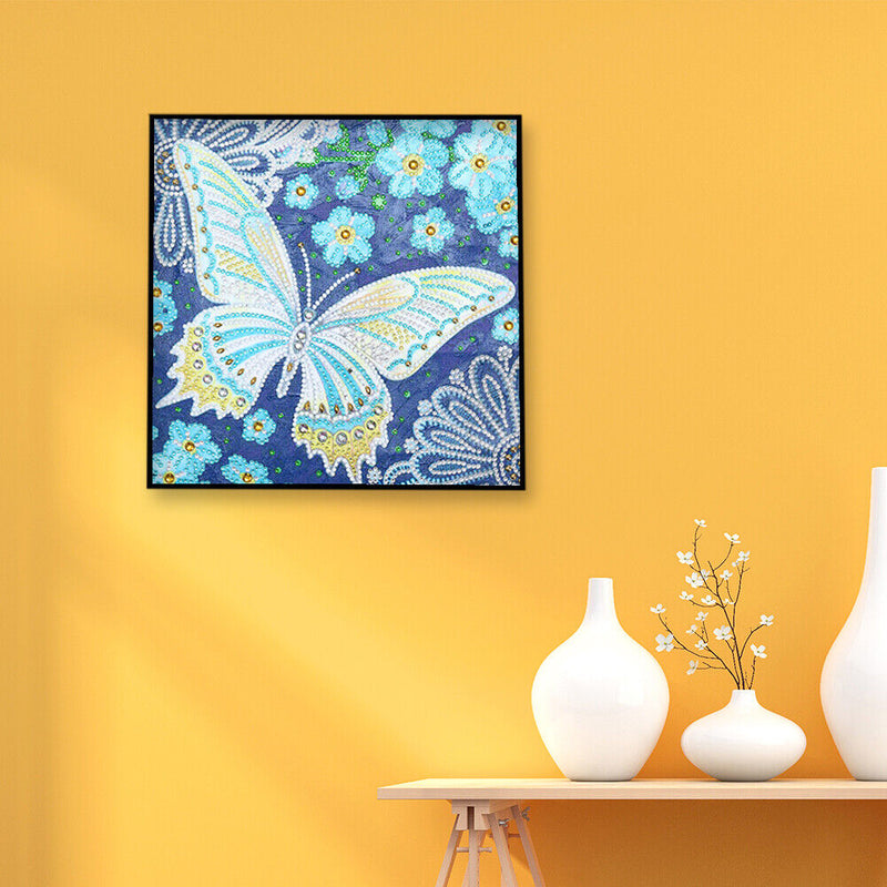 5D DIY Part Special Shaped Drill Diamond Painting Luminous Butterfly Paint