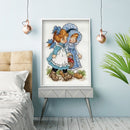 Partial Embroidery 50x40cm Child Life DIY Stamped 11CT Cross Stitch Kit (2)