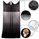 Hanging Luminous Ghost with Scary Voice Outdoor Halloween Specter Decor