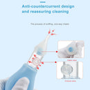 Silicone Baby Nose Cleaner Vacuum Sucker Infant Kids Nasal Aspirator (Blue)