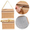 Woven Keep Warm Lid and Handle Wicker Picnic Basket Waterproof Rattan Bag