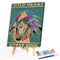 Colorful Horse Oil Paint by Numbers Hand Painted Frameless Picture Home Ornament