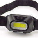 5W COB LED Headlamp Headlights Battery Powered 3 Modes Waterproof Head Torc