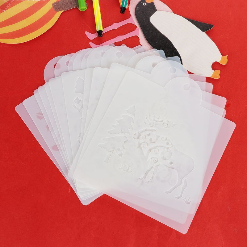 Decorative Embossing Template Layering Stencils Merry Christmas Scrapbooking