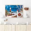 5D Kit Rhinestone Pictures DIY Snow Christmas Full Round Drill Diamond Painti