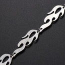 Trending Hip Hop Rock Jewelry Accessories Fire Flame Necklace Wave Sun Choker