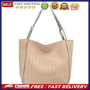 Straw Shoulder Tote Bags Women Beach Large-capacity Lady Shopping Handbag Purses