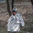 Emergency Raincoat Poncho Thickened Reflective Long Blanket Survival Equipment