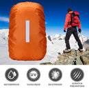 Waterproof Backpack Rain Cover Antislip Cross Buckle Strap (Orange S) Newly