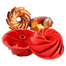 Silicone bunch pan Savarin cake pan tin mold non-stick baking baking molds U7L2