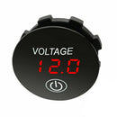 DC12V-24V Vehicle Touch Voltmeter Car Panel Digital Voltage Meter for RVs Y