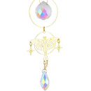 #A Crystal Wind Chime Butterfly Moth Prism Windbell Pendant Bedroom Decorations