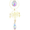 #A Crystal Wind Chime Butterfly Moth Prism Windbell Pendant Bedroom Decorations