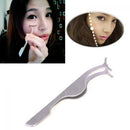 Tool Tools Multifunctional Makeup Stainless Steel False Eyelashes Tweezers Clip