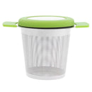 Stainless Steel Tea Strainers Infuser Steeping Loose Leaf Tea Filter(Green)