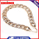 Fashion Women Lady Jewelry Chunky Chain Pendant Bib Choker Opulent Necklace