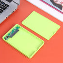 2.5 inch USB 3.0 Hard Disk Enclosure 6Gbps HDD SSD External Case (Green)