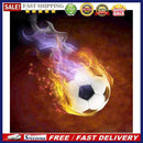 5D Diamond Painting DIY Flame Football Kits Full Round Drill Rhinestone Dec