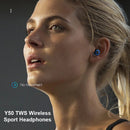 Y50 TWS Stereo Handsfree Bluetooth-Compatible Headphones Wireless Sports Headset