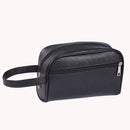 Men Women Fashion PU Leather Mobile Phone Wristlet Bag Pure Color Small Handbags