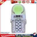 10pcs 12V T10 W5W LED Lamp COB Silicone Shell Car Turn Side Lamps(Green) Newly