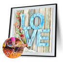 5D DIY Full Drill Diamond Painting Text Cross Stitch Embroidery Mosaic Set De