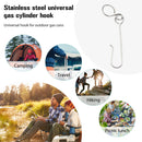 Portable MAPP Gas Cylinder Hook Multi-Purpose MAPP Gas Bottle Hanger for Outdoor