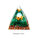 Crystal Energy Generator Pyramid Healing Stone Positive Energy Collect (A) Newly