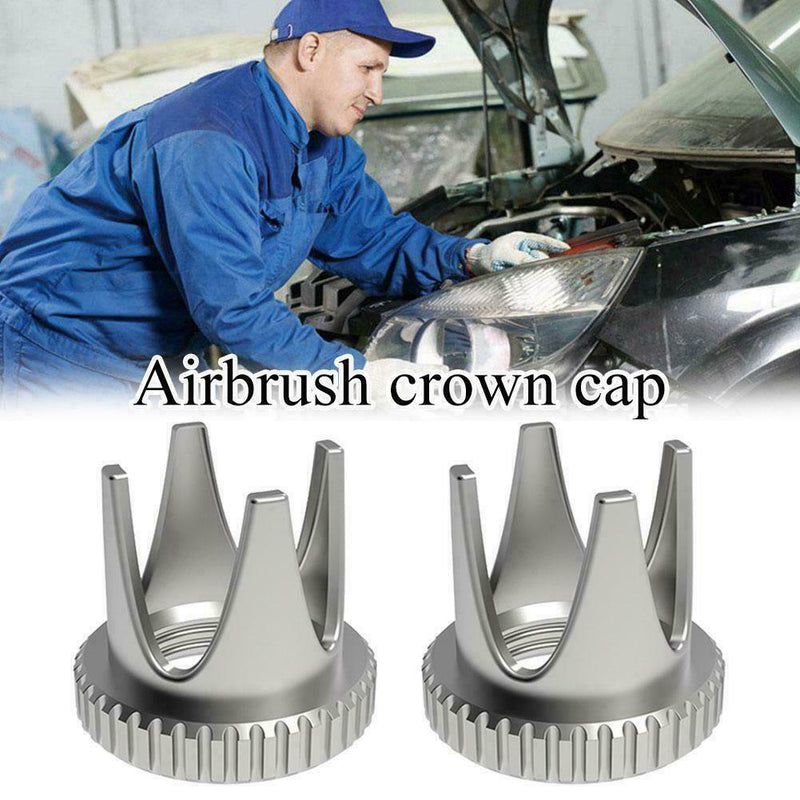 1Pc Brass Airbrush Crown Shape Needle Cap Air Brush Accessories Parts Brand K9W2