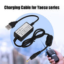 Charger USB Cable Cradle For Yaesu VX5R/VX6R/VX7R/VX8R FT1DR FT2DR FT-817