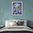 5D Diamond Painting Kit Pansy Full Round Drill DIY Mosaic Picture Home Decor