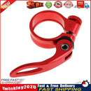 31.8mm MTB Bike Cycling Saddle Seat Post Clamp Quick Release QR Style Red Newly