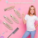 5pcs Candy Color Hair Clip Fashion Hairpins Cute Hairgrip Headwear (B)